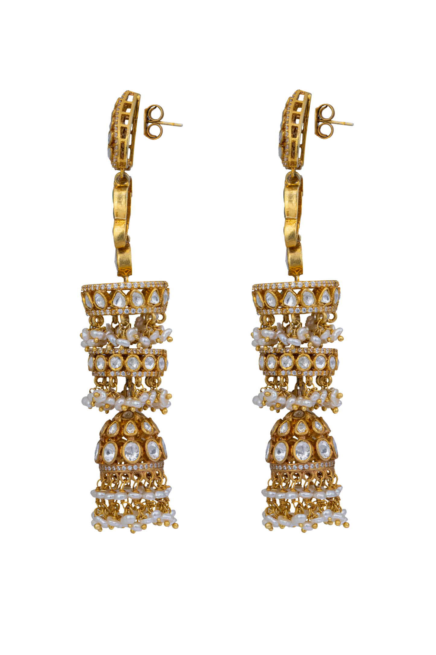 Silver Pariotico Earring