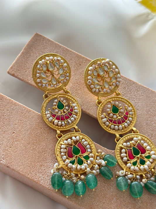 Silver Basant Earrings