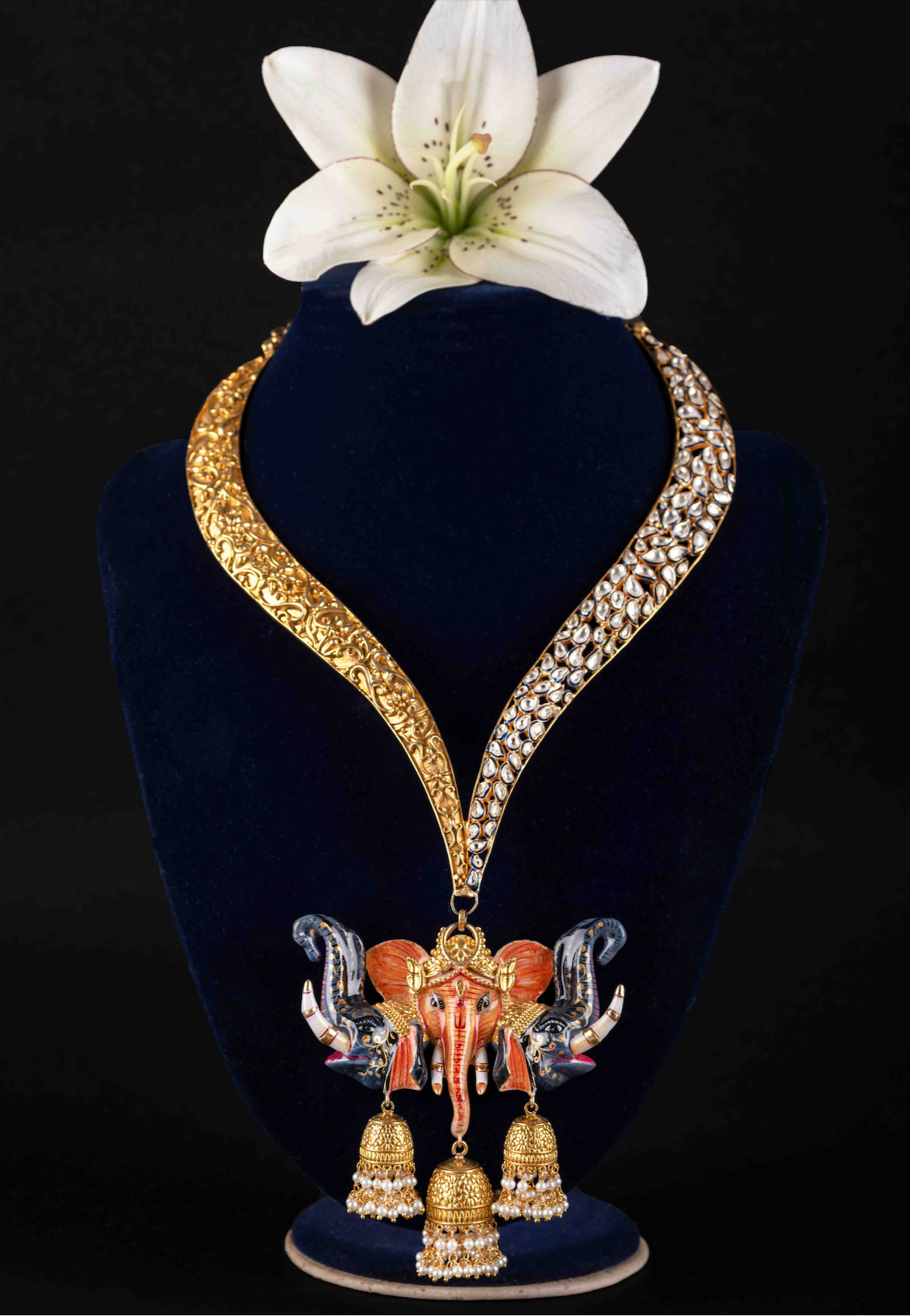 Ganesha Polki Necklace