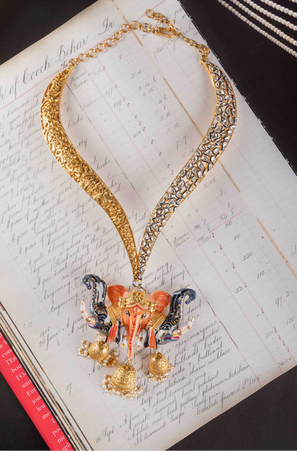 Ganesha Polki Necklace