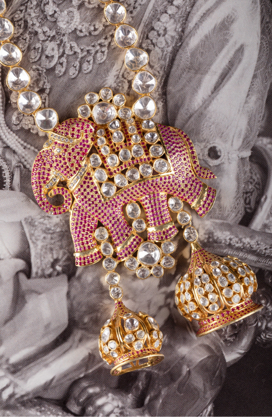 Gajraj Polki Necklace