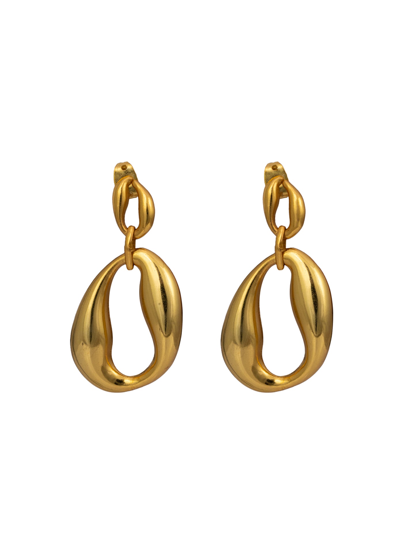 Ava 22kt Gold Tone Danglers